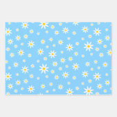 Pastel Daisy Wrapping Paper Set Geschenkpapier Set (Vorderseite 2)