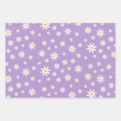 Pastel Daisy Wrapping Paper Set Geschenkpapier Set (Vorderseite 3)