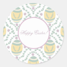 Pastel Damask Ostereier Muster