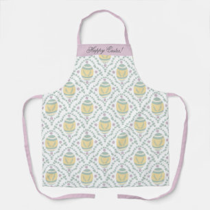 Pastel Damask Ostereier Muster Schürze