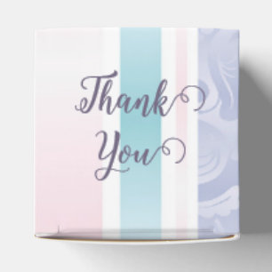 Pastel Damask Vielen Dank Geschenkschachtel