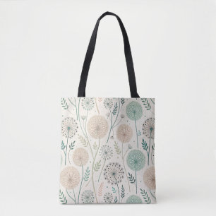 Pastel Dandelion Dreams - Whimsical Floral (2) Tasche