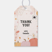 Pastel Danke Halloween Favor Geschenkanhänger (Vorderseite)