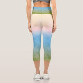 Pastel Dawn Capri Leggings (Rückseite)