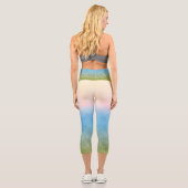 Pastel Dawn Capri Leggings (Rückseite)