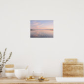 Pastel Dawn Rice Fields Poster - Serene Water (Küche)