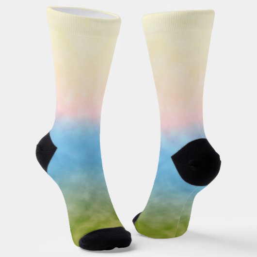 Pastel Dawn Socken (Gewinkelt)
