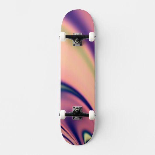 Pastel Days Fraktal Skateboard (Vorderseite)