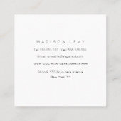 Pastel Designer Artist Blume Muster Ladys Terminkarte (Rückseite)