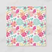 Pastel Designer Artist Blume Muster Ladys Terminkarte (Vorderseite)