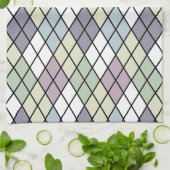 Pastel Diamonds Geschirrtuch (Gefaltet)