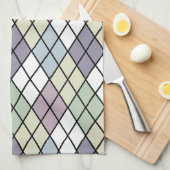 Pastel Diamonds Geschirrtuch (Viertel Falte)