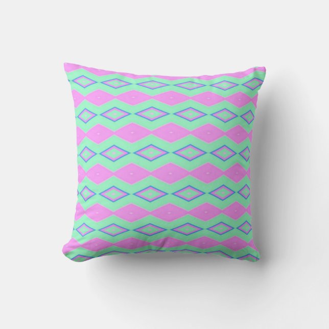 Pastel Diamonds Kissen (Vorderseite)