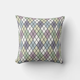 Pastel Diamonds Kissen