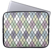 Pastel Diamonds Laptopschutzhülle (Vorderseite)