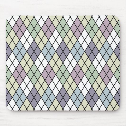 Pastel Diamonds Mousepad (Vorne)