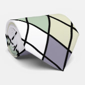 Pastel Diamonds Raute Krawatte (Gerollt)