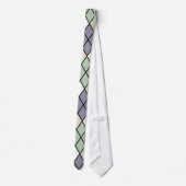 Pastel Diamonds Raute Krawatte (Rückseite)