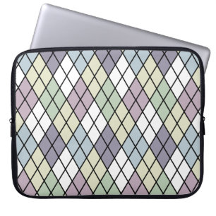 Pastel Diamonds Raute Laptopschutzhülle