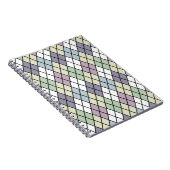 Pastel Diamonds Raute Notizblock (Rechte Seite)