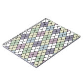 Pastel Diamonds Raute Notizblock (Linke Seite)