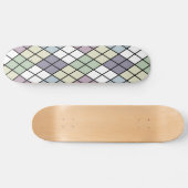 Pastel Diamonds Raute Skateboard (Horizontal)