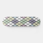 Pastel Diamonds Raute Skateboard (Horizontal)