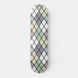 Pastel Diamonds Raute Skateboard