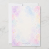 Pastel Dinosaur Birthday Invitation Editable Einladung (Rückseite)
