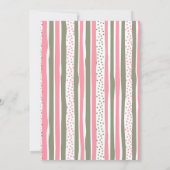 Pastel-Dinosaur Er oder Sie Geschlechtsenthüllung Einladung (Rückseite)