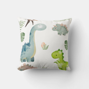 Pastel Dinosaur Kissen