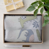 Pastel Dinosaur Seidenpapier (Geschenk)