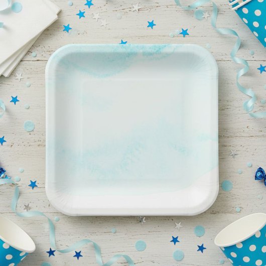 Pastel disposable plates - Party paper plates  Pappteller