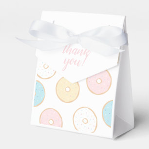 Pastel Donut Birthday Party Geschenkschachtel
