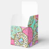 Pastel Donuts Geburtstagsparty Thema Geschenkschachtel (Geöffnet)