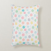 Pastel Dots Unperfektes Muster Dekokissen (Vorderseite(Vertikal))