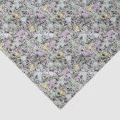 Pastel dotter weißer Granit Seidenpapier (Ausschnitt)