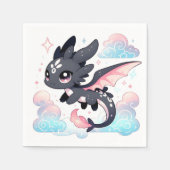 Pastel Dragon Baby Dusche Serviette (Vorderseite)