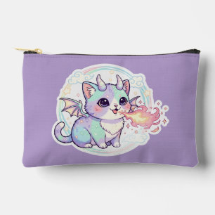 Pastel Dragon Kitty Zubehörtasche