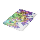 Pastel Dragonflies Bath Mat Badematte (Schrägansicht)