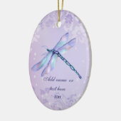 Pastel Dragonfly Keramikornament (Links)