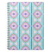 Pastel Dream Boho Geometric Kaleidoscope Notizblock (Vorderseite)