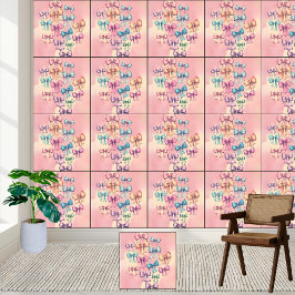 Pastel Dream Bows Tapete