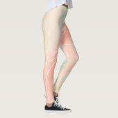 Pastel Dreams Abstrakte Kunst Leggings (Rechts)