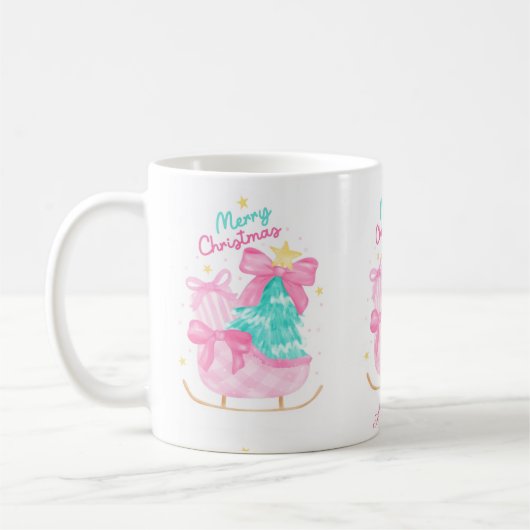 pastel dreams blue,pink and yellow sleigh gift kaffeetasse (Links)