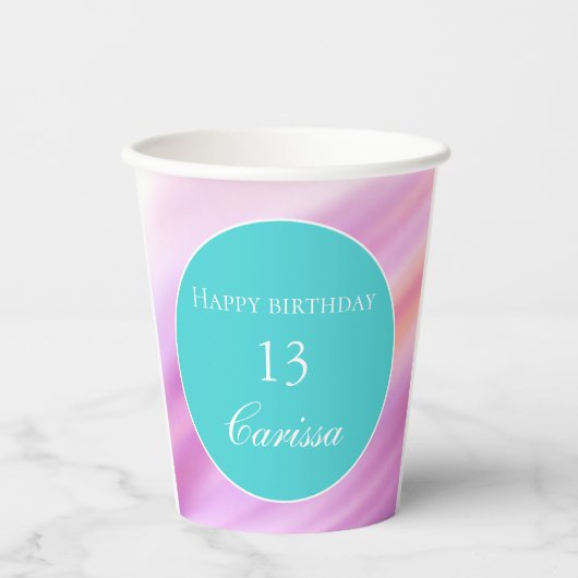 Pastel Dreams Paper Cup Pappbecher (Vorderseite)