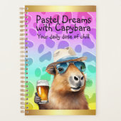 Pastel Dreams with Capybara: Your Daily Dose  Planer (Vorderseite)