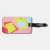 Pastel Dreamscape Luggage Tag Gepäckanhänger (Rückseite horizontal)