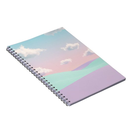 Pastel Dreamscape Notizblock (Rechte Seite)