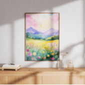 Pastel Dreamscape Vanilla Club Poster